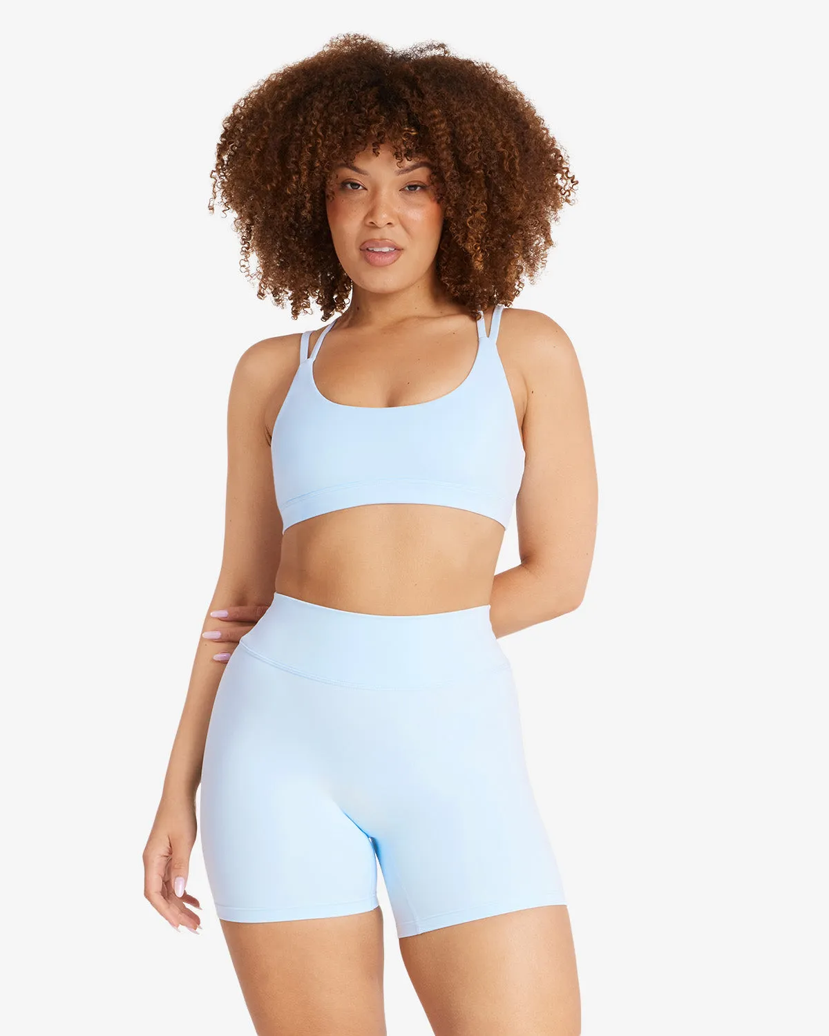 Form Cece Crop | Powder Blue sold by Crop Shop Boutique
