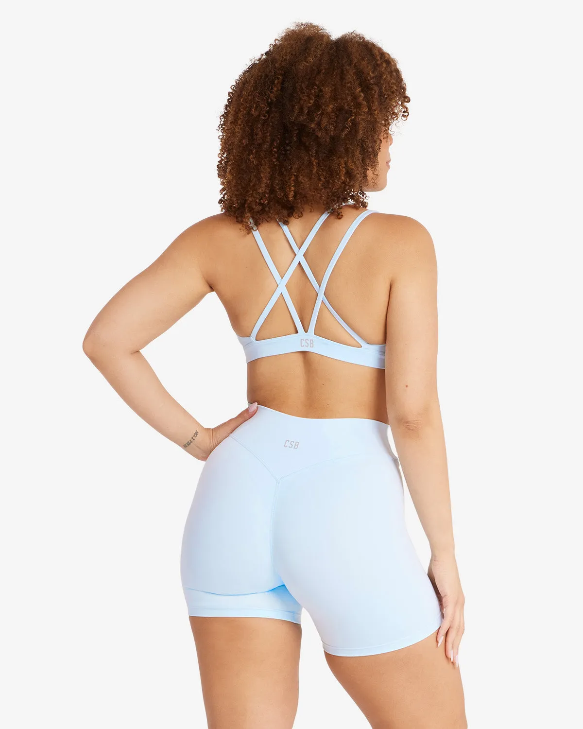 Form Cece Crop | Powder Blue sold by Crop Shop Boutique product image thumbnail 3
