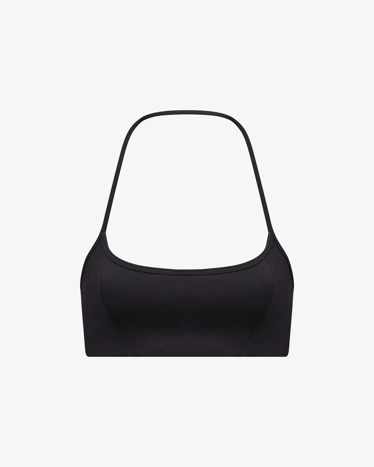 Serenity Contour Halter Crop | Black sold by Crop Shop Boutique product image thumbnail 4