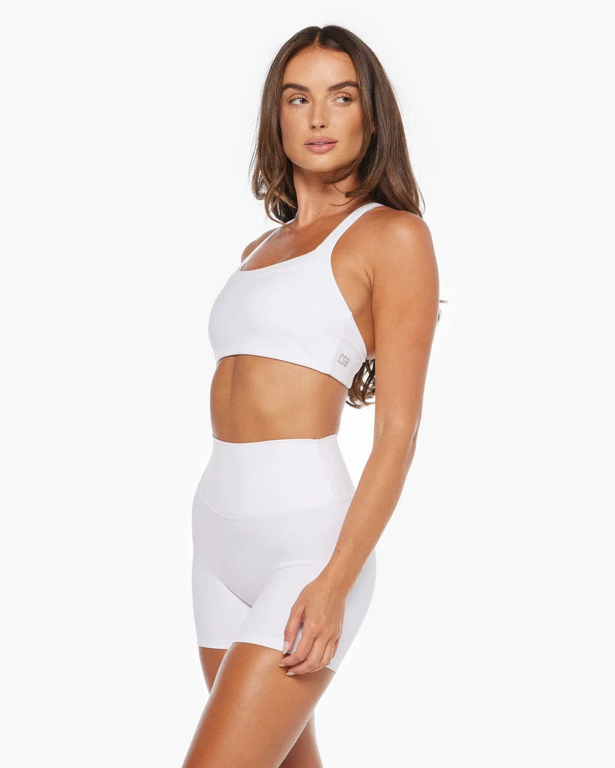 Serenity Lila Crop | White sold by Crop Shop Boutique product image thumbnail 3