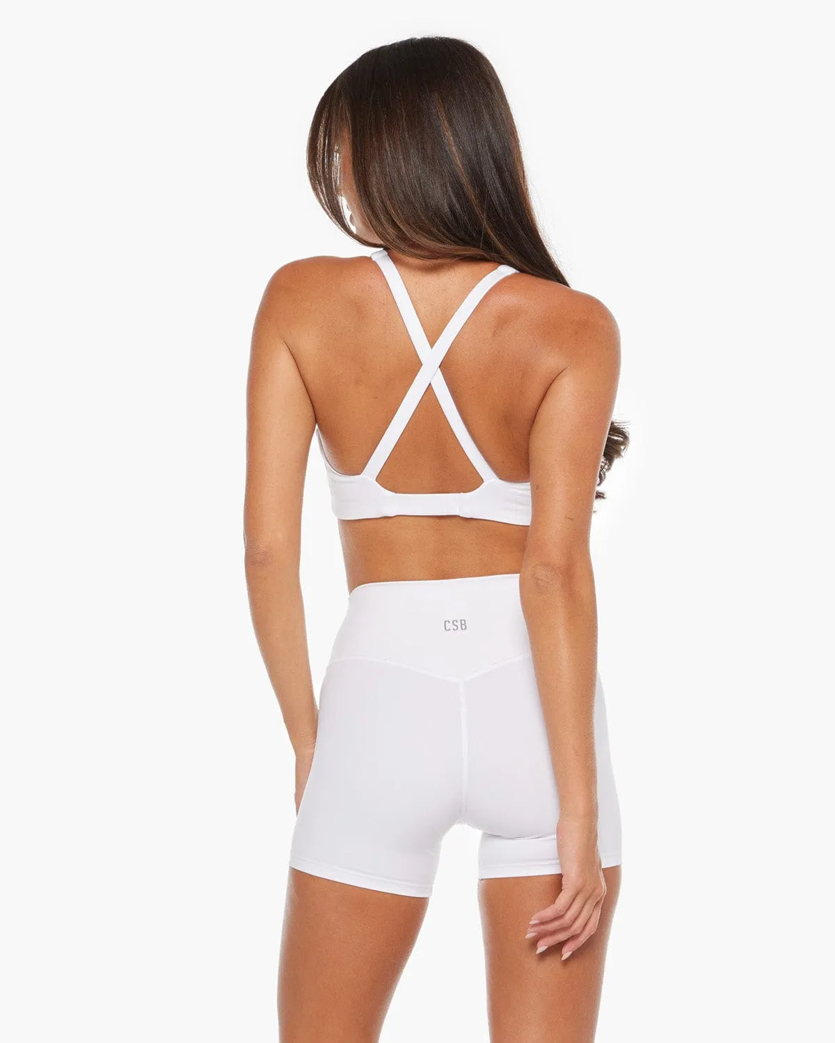 Serenity Lila Crop | White sold by Crop Shop Boutique product image thumbnail 2