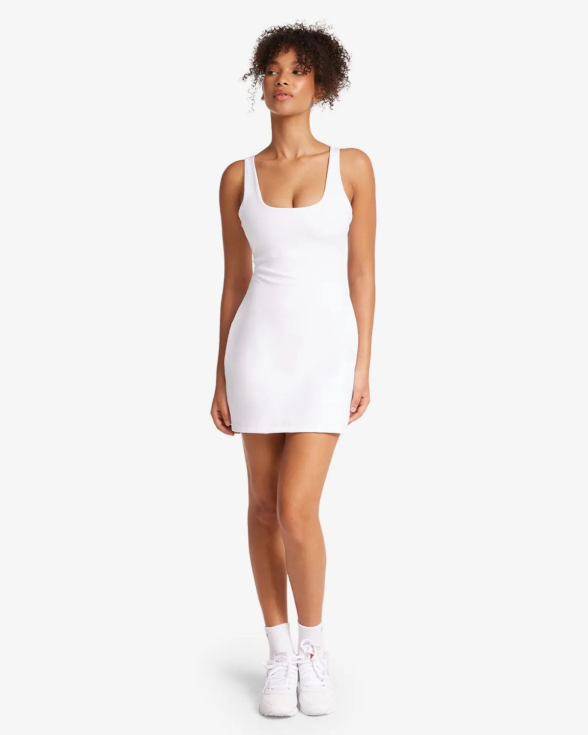 Activluxe Tennis Dress | White sold by Crop Shop Boutique