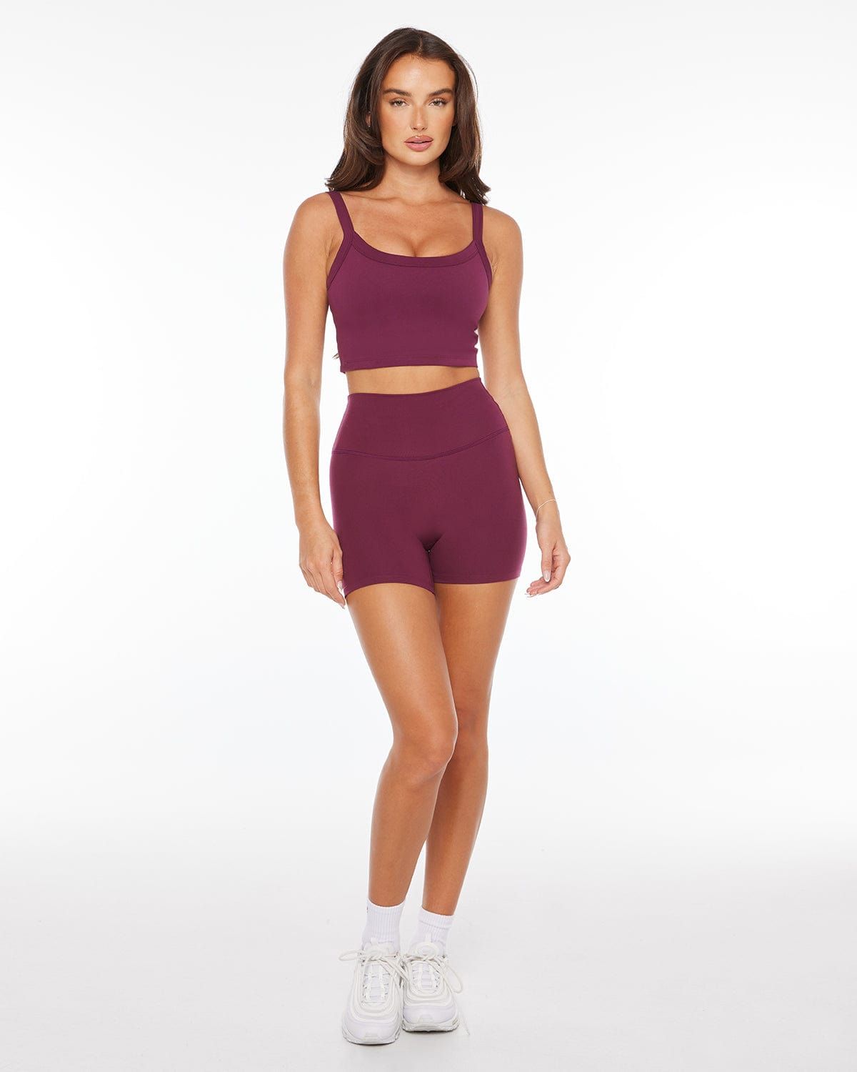 Imperfect - Serenity Shorts 4" | Sangria sold by Crop Shop Boutique