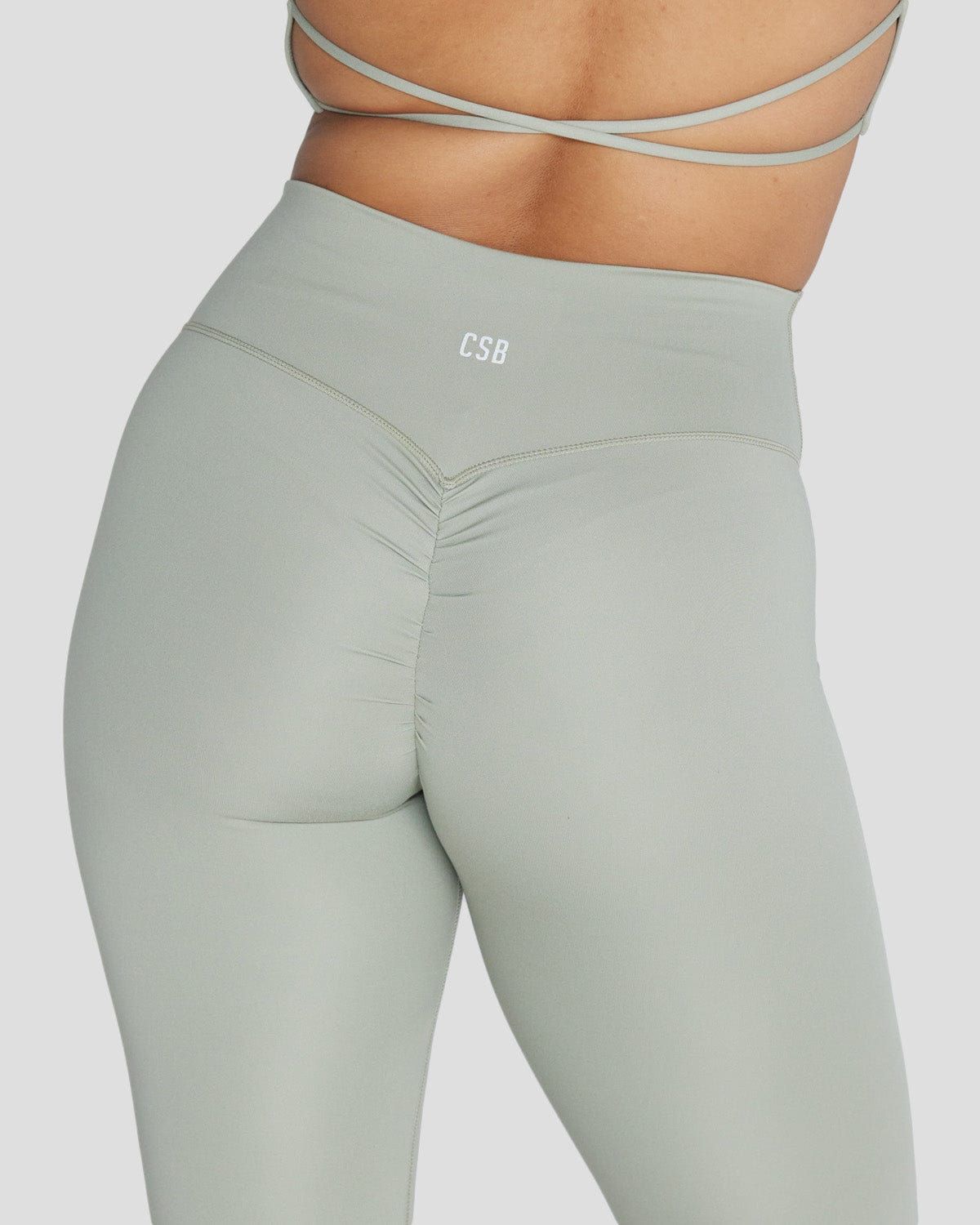 Serenity Scrunch Crossover Leggings | Balance sold by Crop Shop Boutique product image thumbnail 4