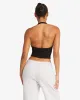Rib Halter Tank | Black sold by Crop Shop Boutique