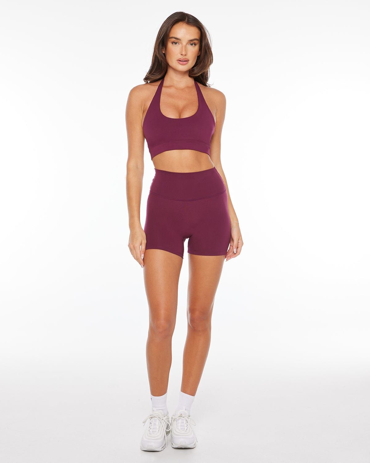 Imperfect - Serenity Scrunch Shorts 4" | Sangria sold by Crop Shop Boutique