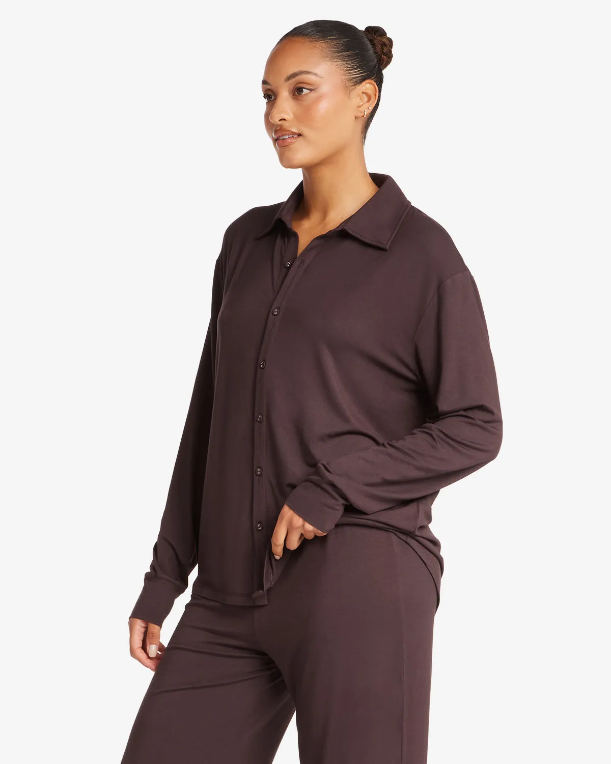 Sleep Shirt | Espresso sold by Crop Shop Boutique product image thumbnail 2