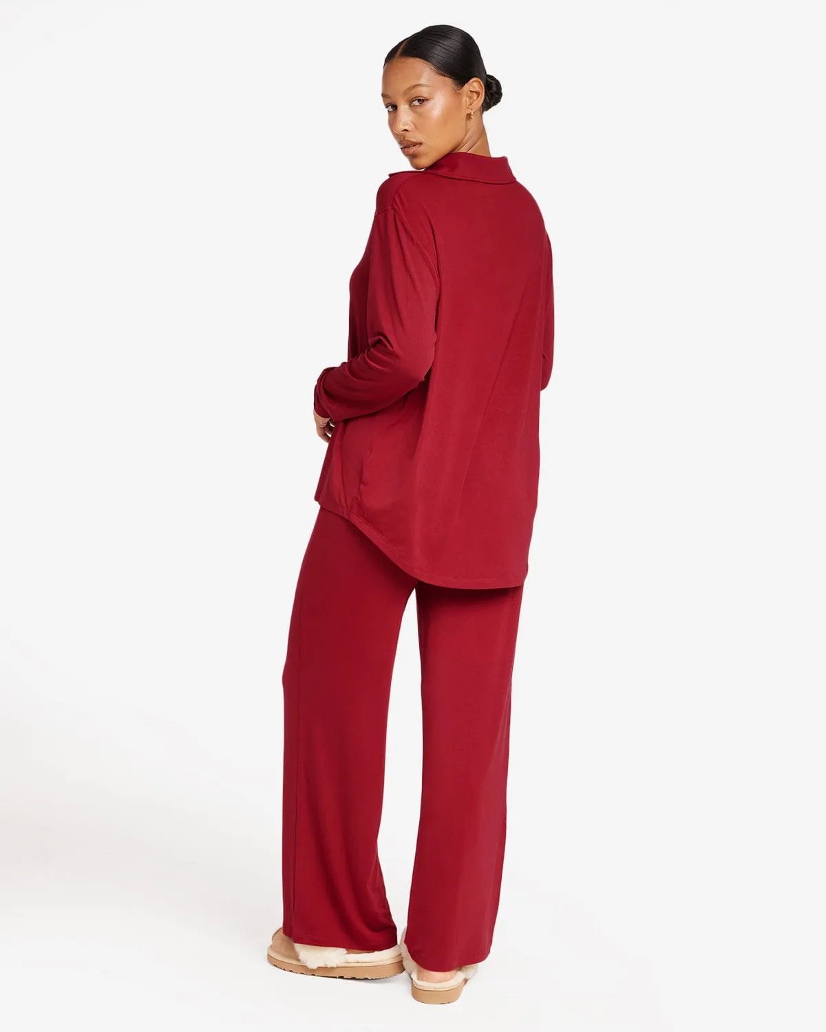 Sleep Pants | Cherry sold by Crop Shop Boutique product image thumbnail 3