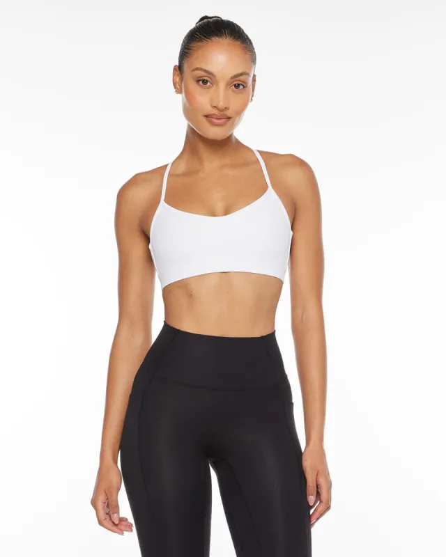 Activluxe Nova Crop | White sold by Crop Shop Boutique