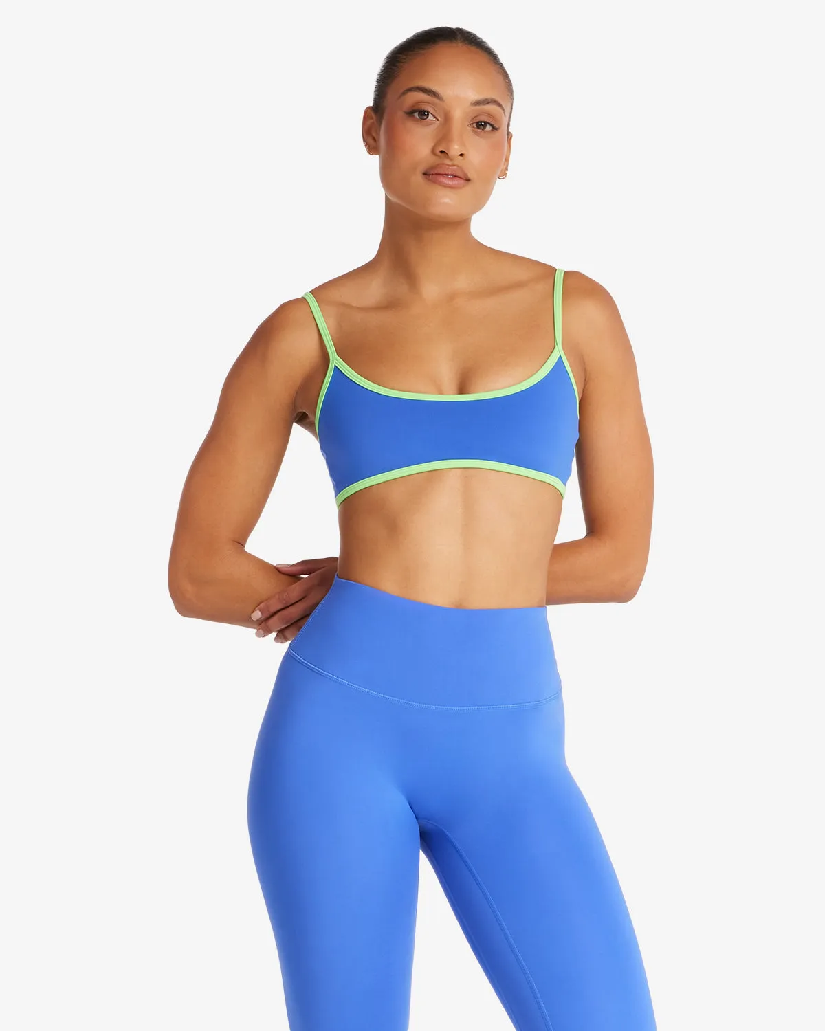 Serenity Ayla Crop | Royal/Lime sold by Crop Shop Boutique product image thumbnail 3