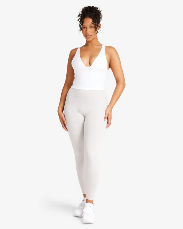 IM Serenity Leggings | Light Grey sold by Crop Shop Boutique