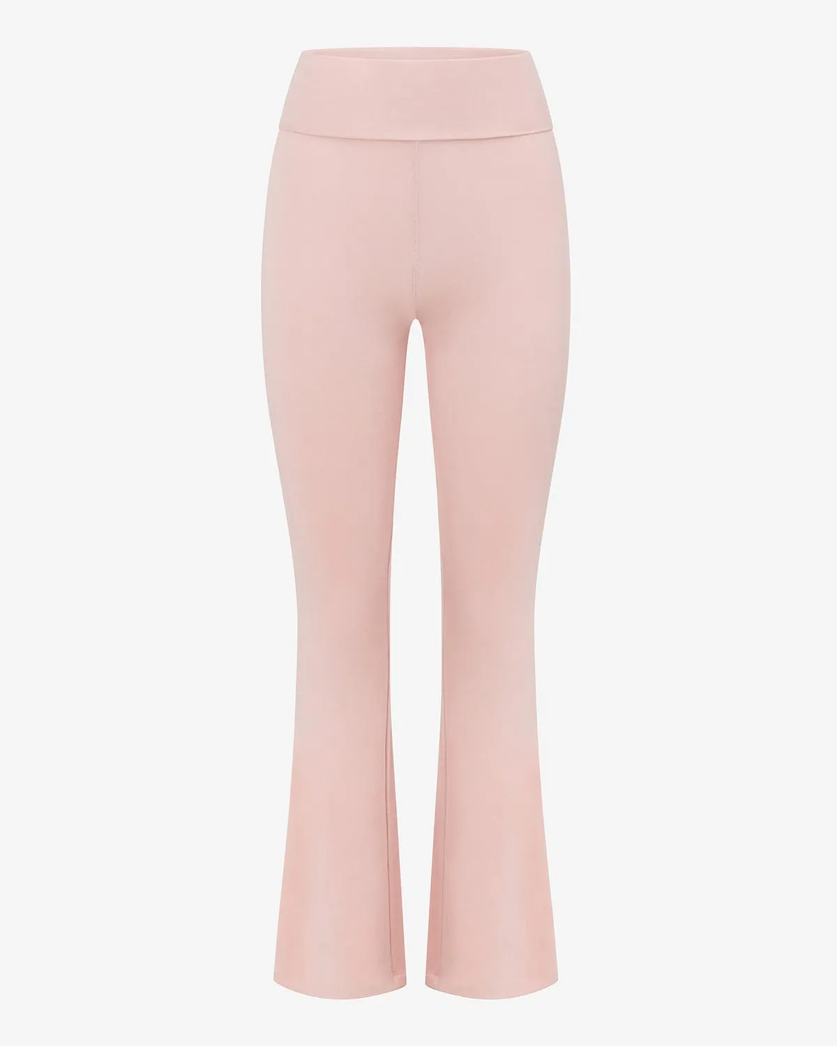 Jersey Flare Pants | Blush sold by Crop Shop Boutique product image thumbnail 4
