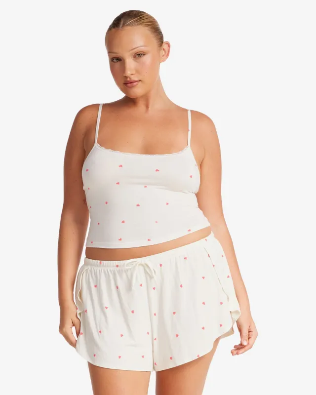 Sleep Tank | White sold by Crop Shop Boutique