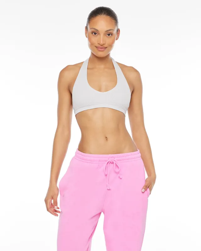 Seamless Lounge Halter Bralette | Soul Marl sold by Crop Shop Boutique