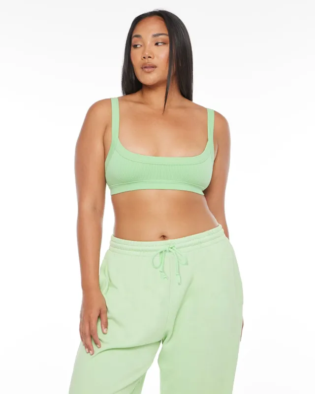 Seamless Lounge Scoop Bralette | Lucky Charm sold by Crop Shop Boutique