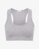 Rib Cropped Tank | Cloud Marl sold by Crop Shop Boutique