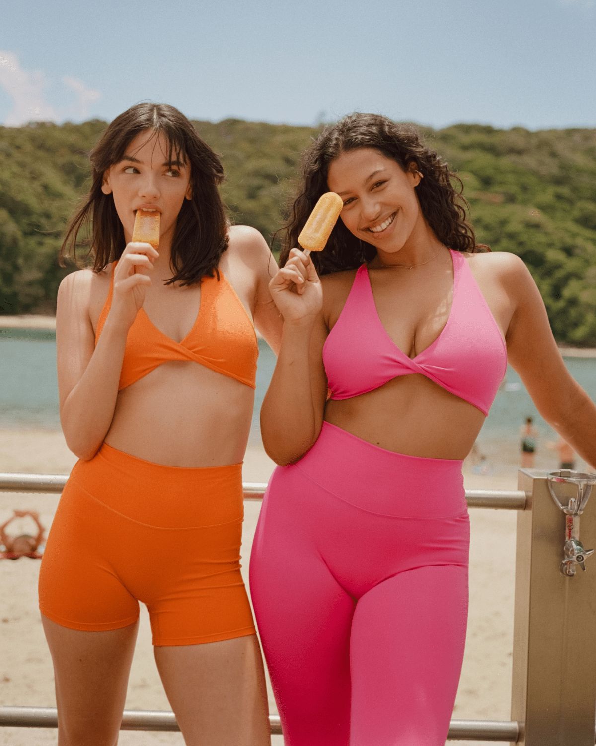 Serenity Eva Crop | Flame sold by Crop Shop Boutique product image thumbnail 5