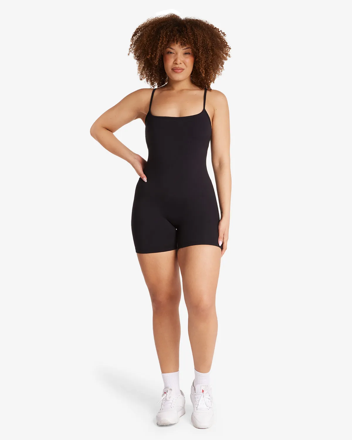 Form Staple Playsuit | Black sold by Crop Shop Boutique