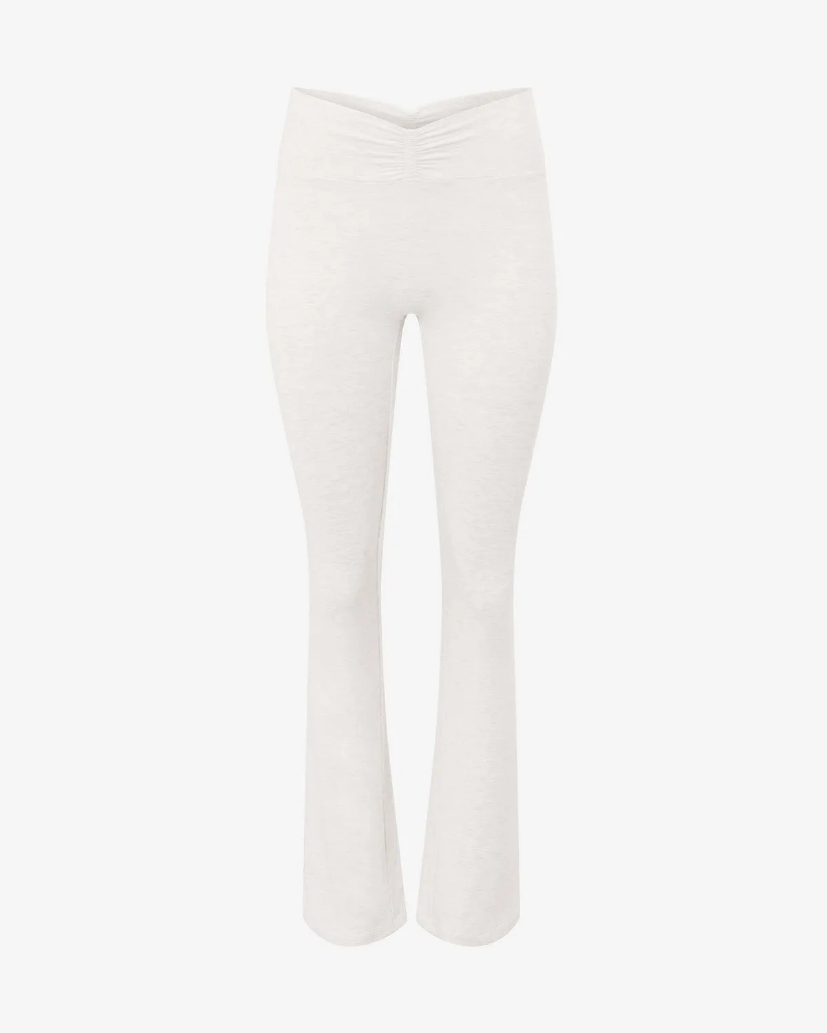 Ruched Yoga Pant | Oat Marl sold by Crop Shop Boutique product image thumbnail 4