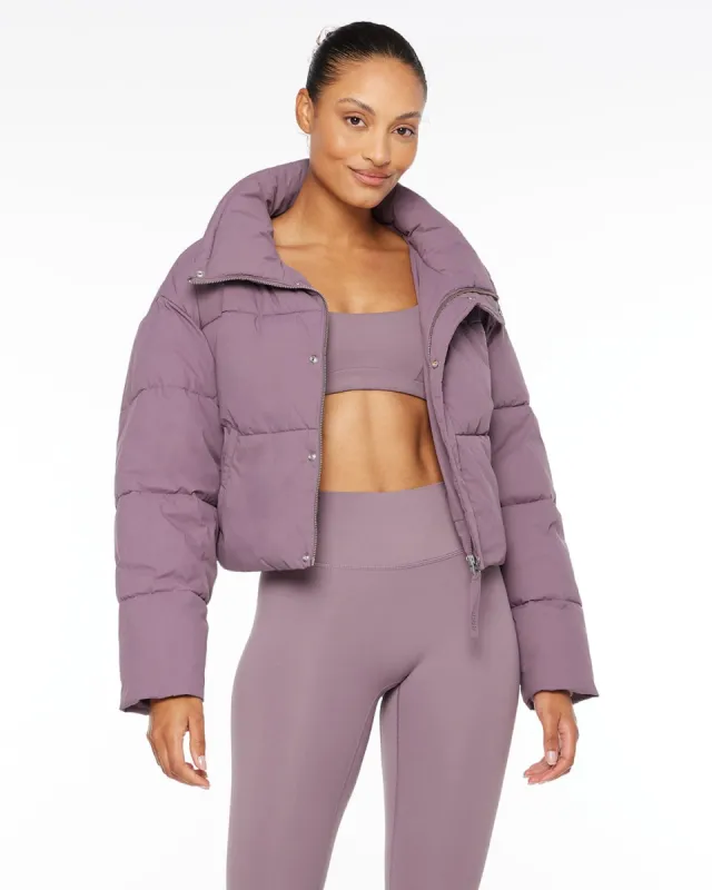 Cropped Puffer Jacket | Stargaze sold by Crop Shop Boutique