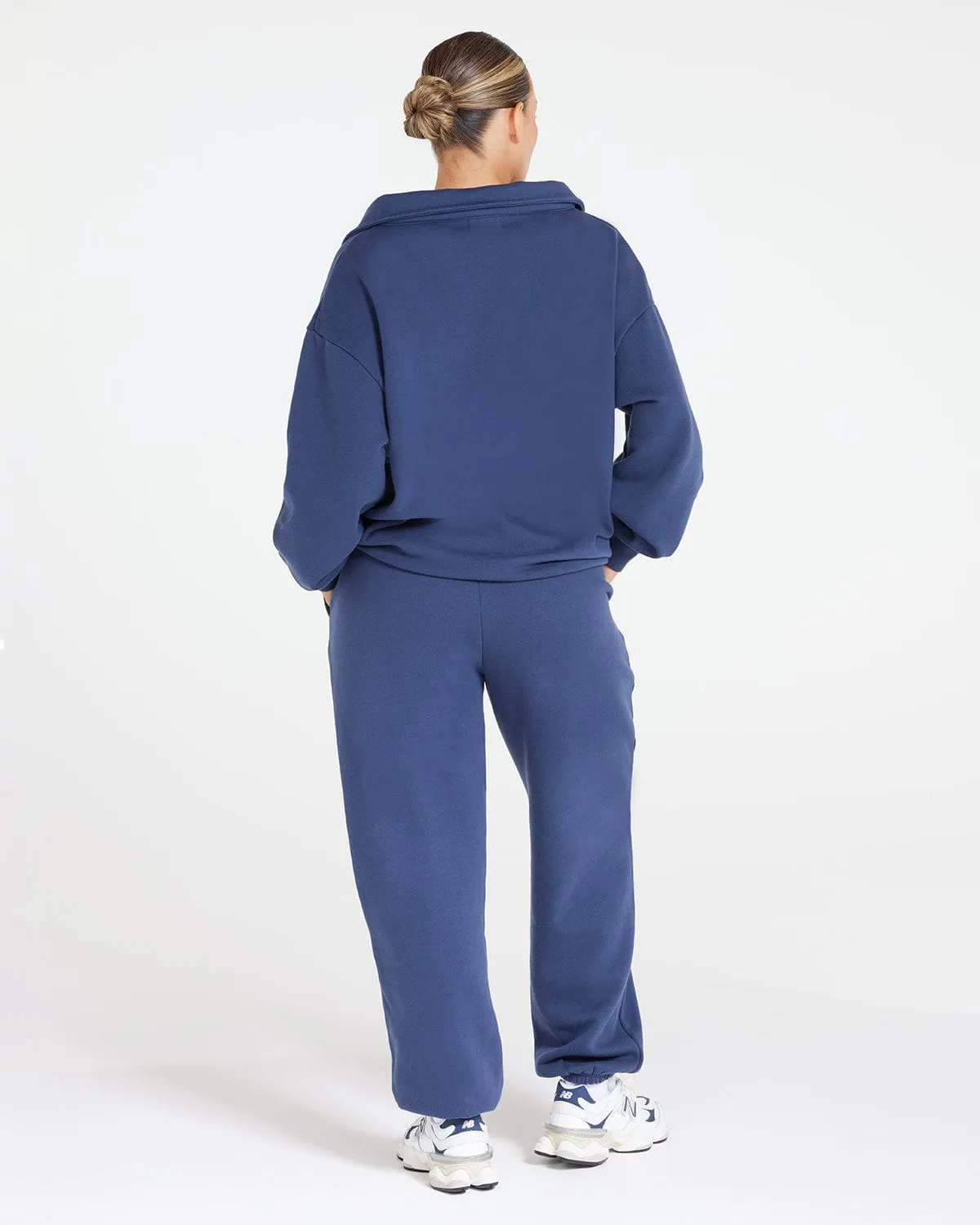 Oversized Sweatpant | Navy sold by Crop Shop Boutique product image thumbnail 5