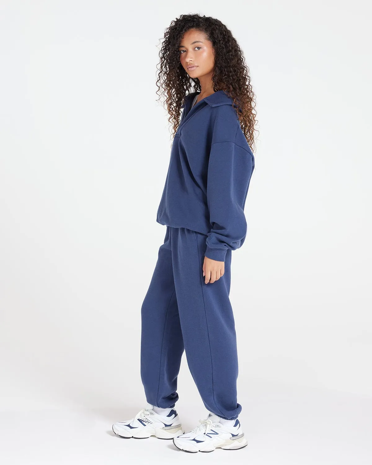 Oversized Sweatpant | Navy sold by Crop Shop Boutique product image thumbnail 3