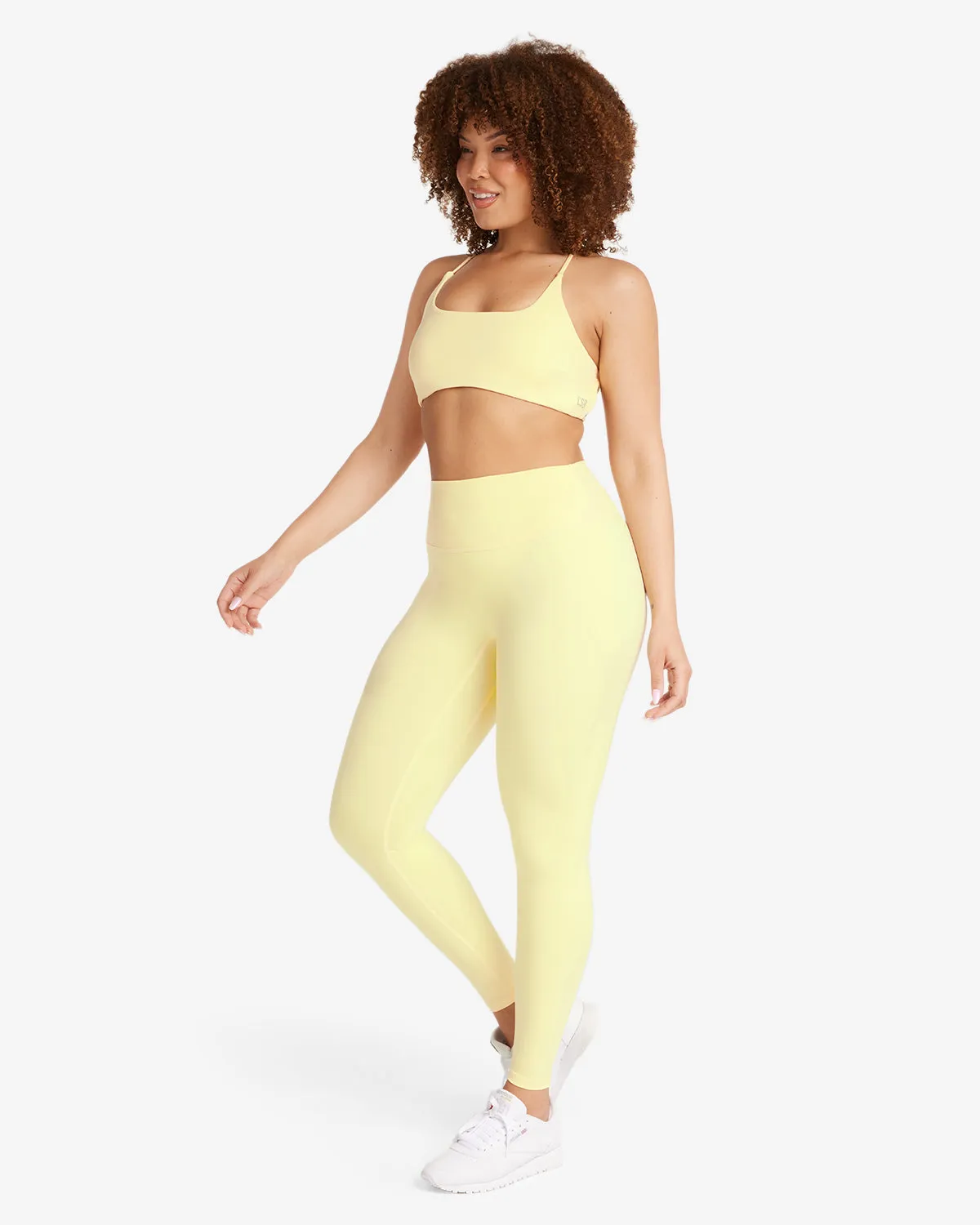 Serenity Leggings | Lemon sold by Crop Shop Boutique product image thumbnail 3