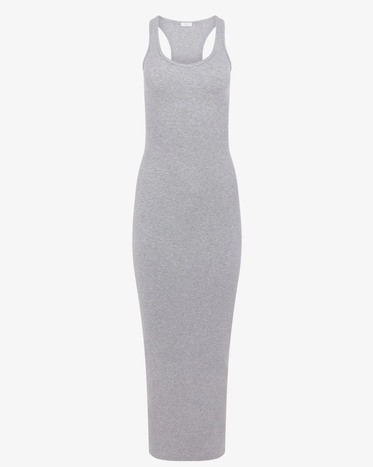 Racer Back Maxi Dress | Cloud Marl sold by Crop Shop Boutique product image thumbnail 4