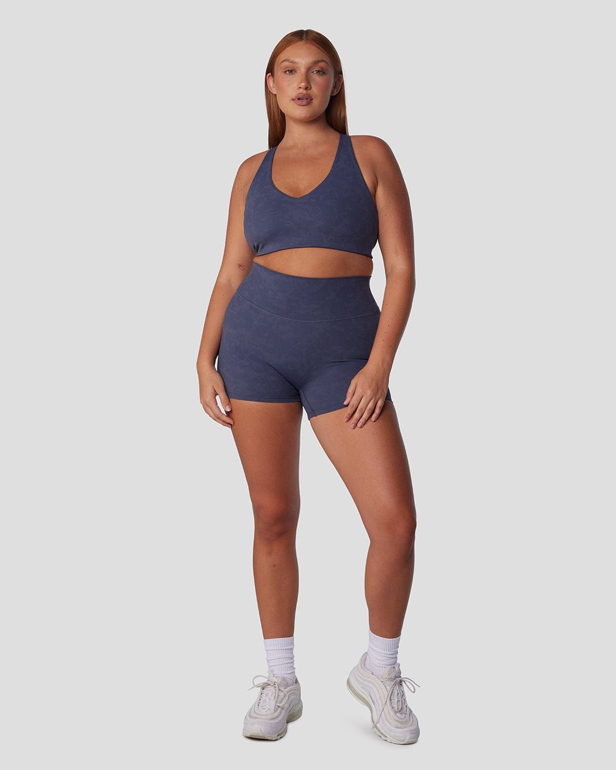 Fade Shorts 4" | Slate sold by Crop Shop Boutique product image thumbnail 3