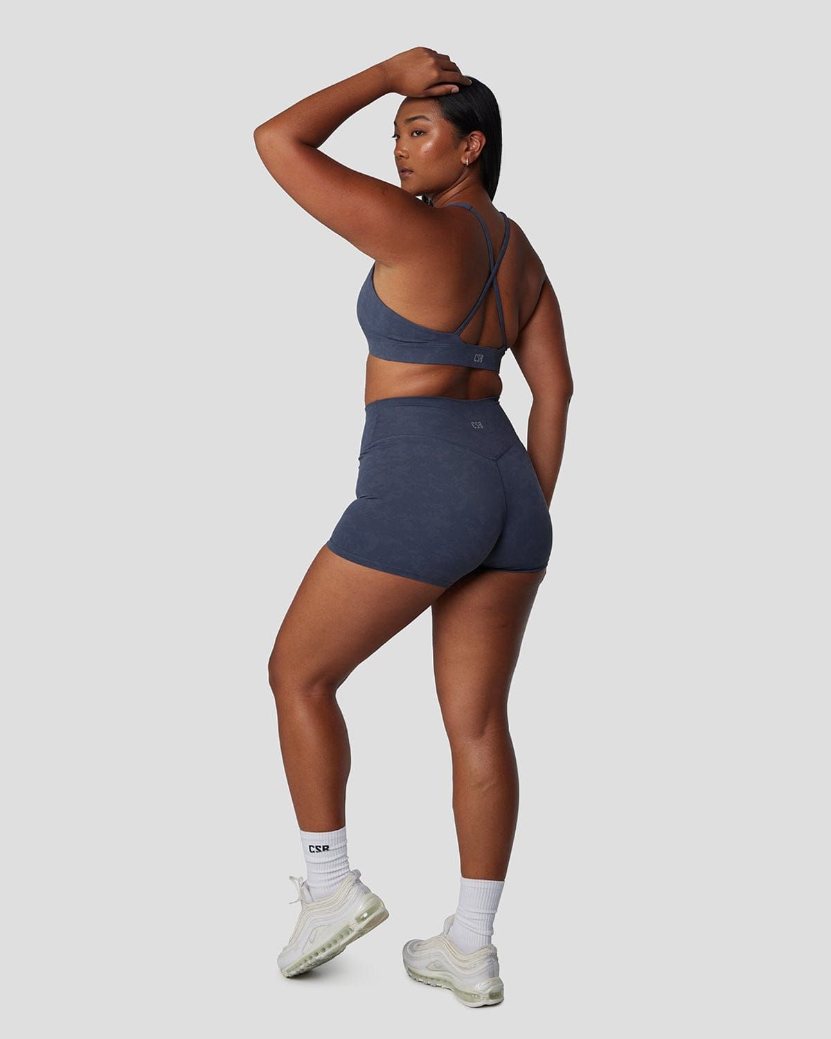 Fade Shorts 4" | Slate sold by Crop Shop Boutique product image thumbnail 6