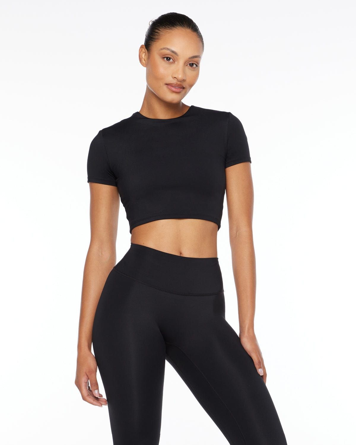 Freedom Cropped Tee | Black sold by Crop Shop Boutique product image thumbnail 5