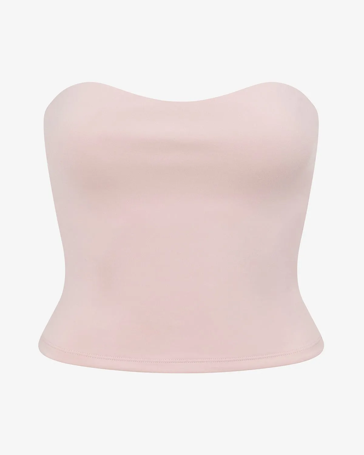 Serenity Longline Bandeau | Blush sold by Crop Shop Boutique product image thumbnail 4