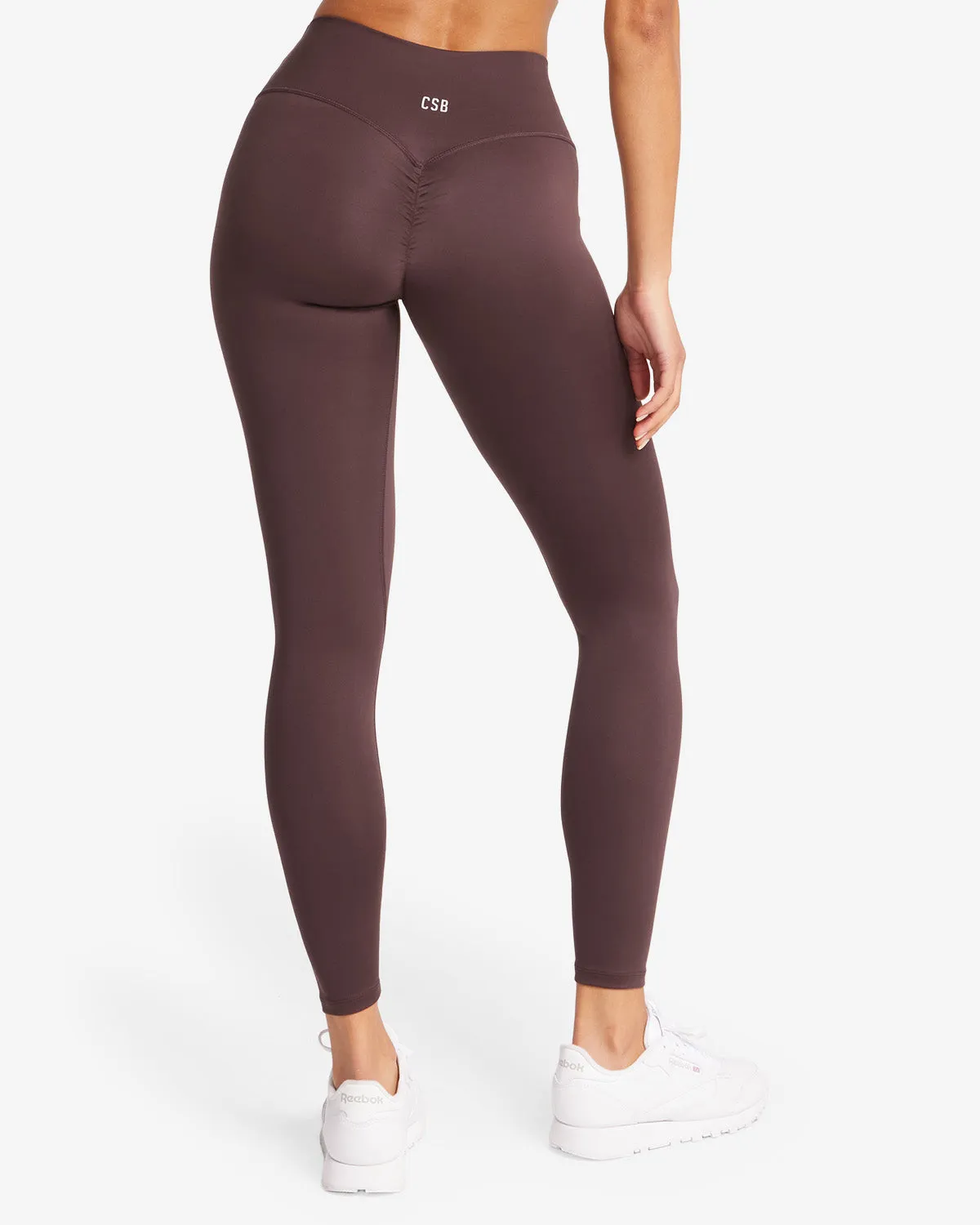 Serenity Scrunch Leggings | Espresso sold by Crop Shop Boutique product image thumbnail 2