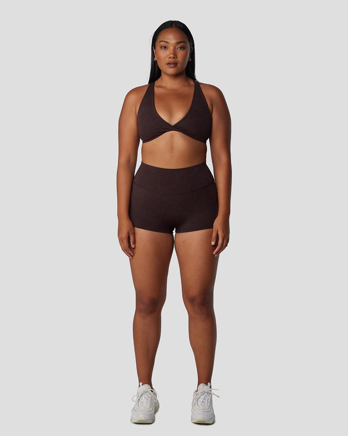 Fade Scrunch Shorts 2" | Truffle sold by Crop Shop Boutique product image thumbnail 5