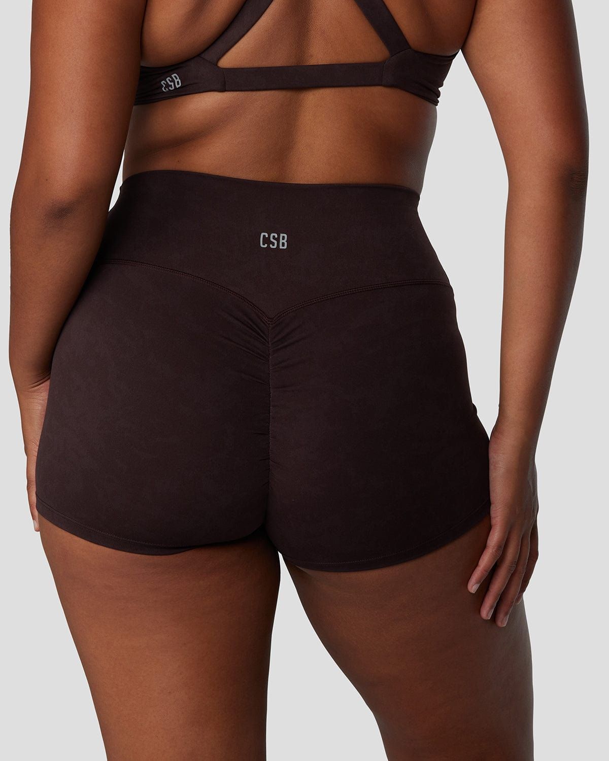 Fade Scrunch Shorts 2" | Truffle sold by Crop Shop Boutique product image thumbnail 4