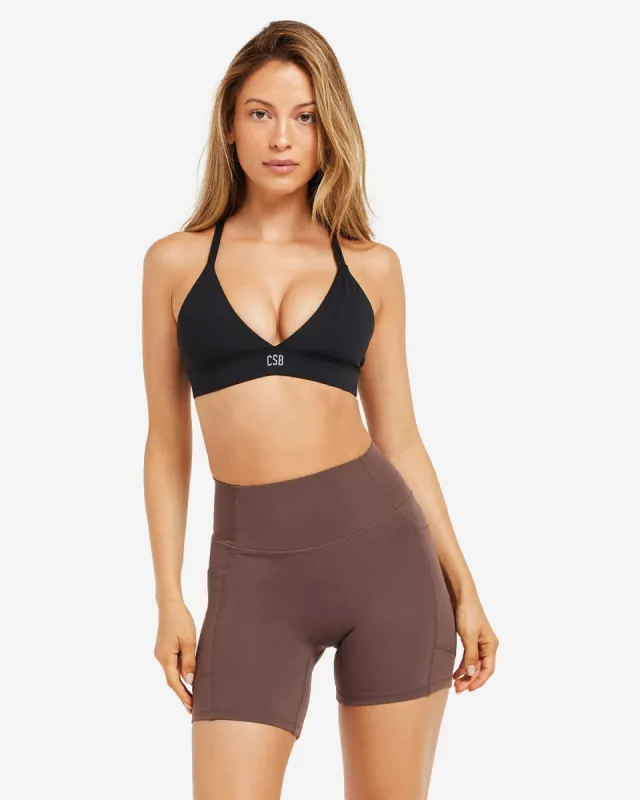 Activluxe Stella Crop | Black sold by Crop Shop Boutique