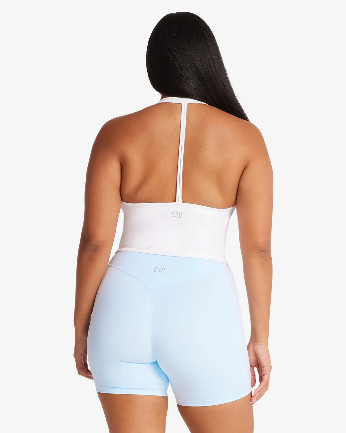 Form Halter Tank | White sold by Crop Shop Boutique product image thumbnail 3