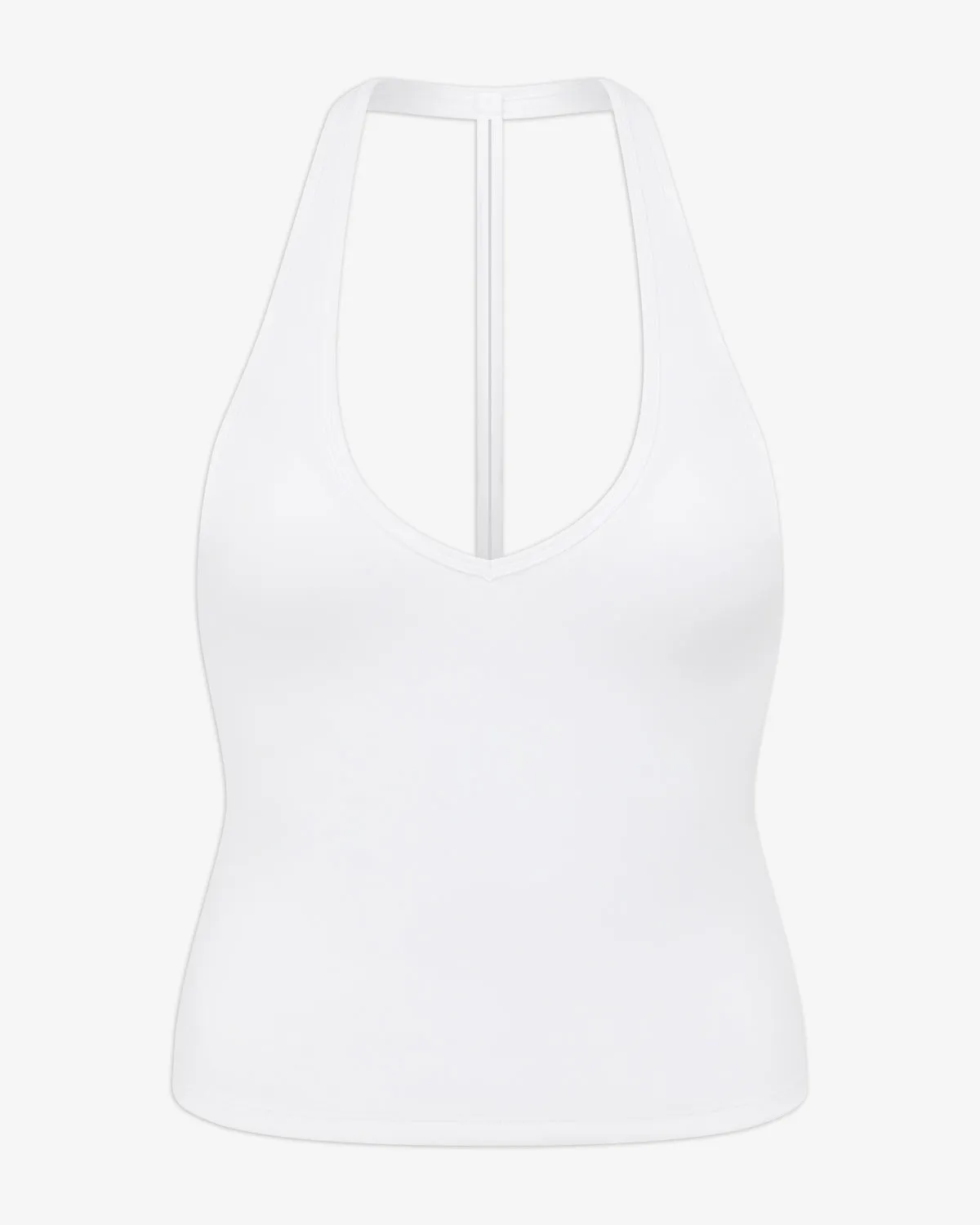 Form Halter Tank | White sold by Crop Shop Boutique product image thumbnail 4