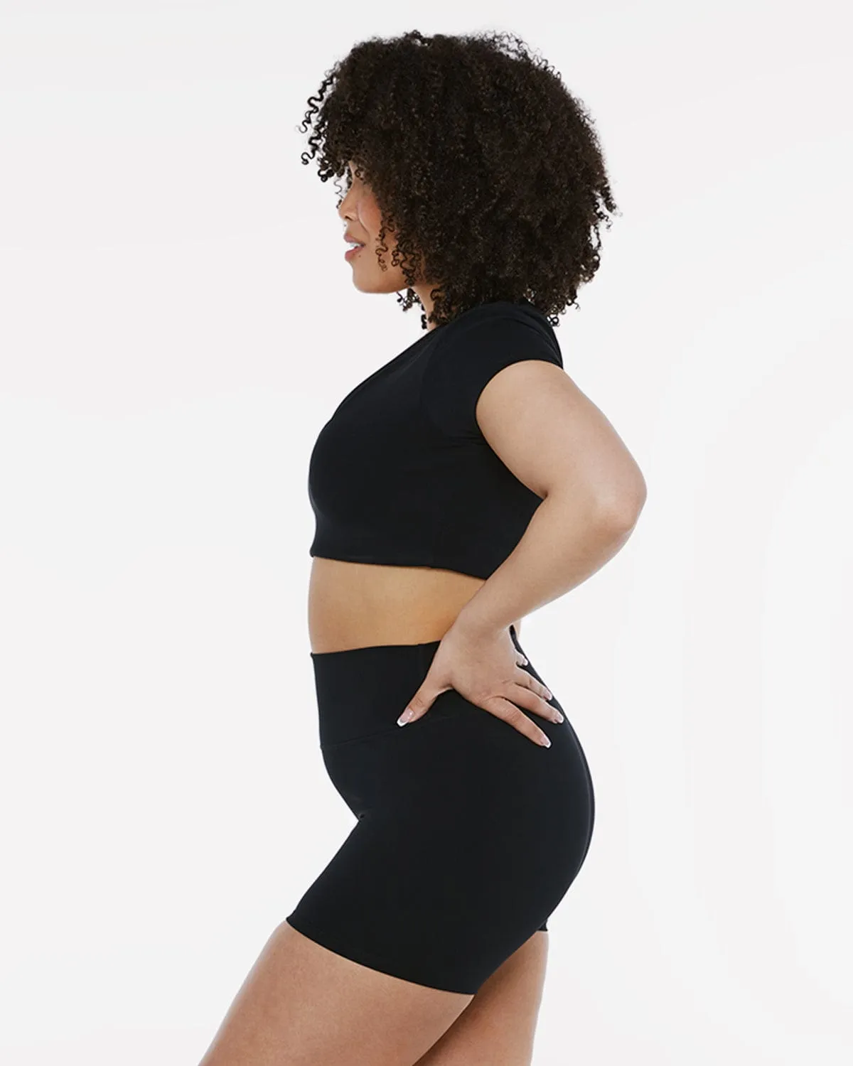 Fade River Crop | Black sold by Crop Shop Boutique product image thumbnail 3