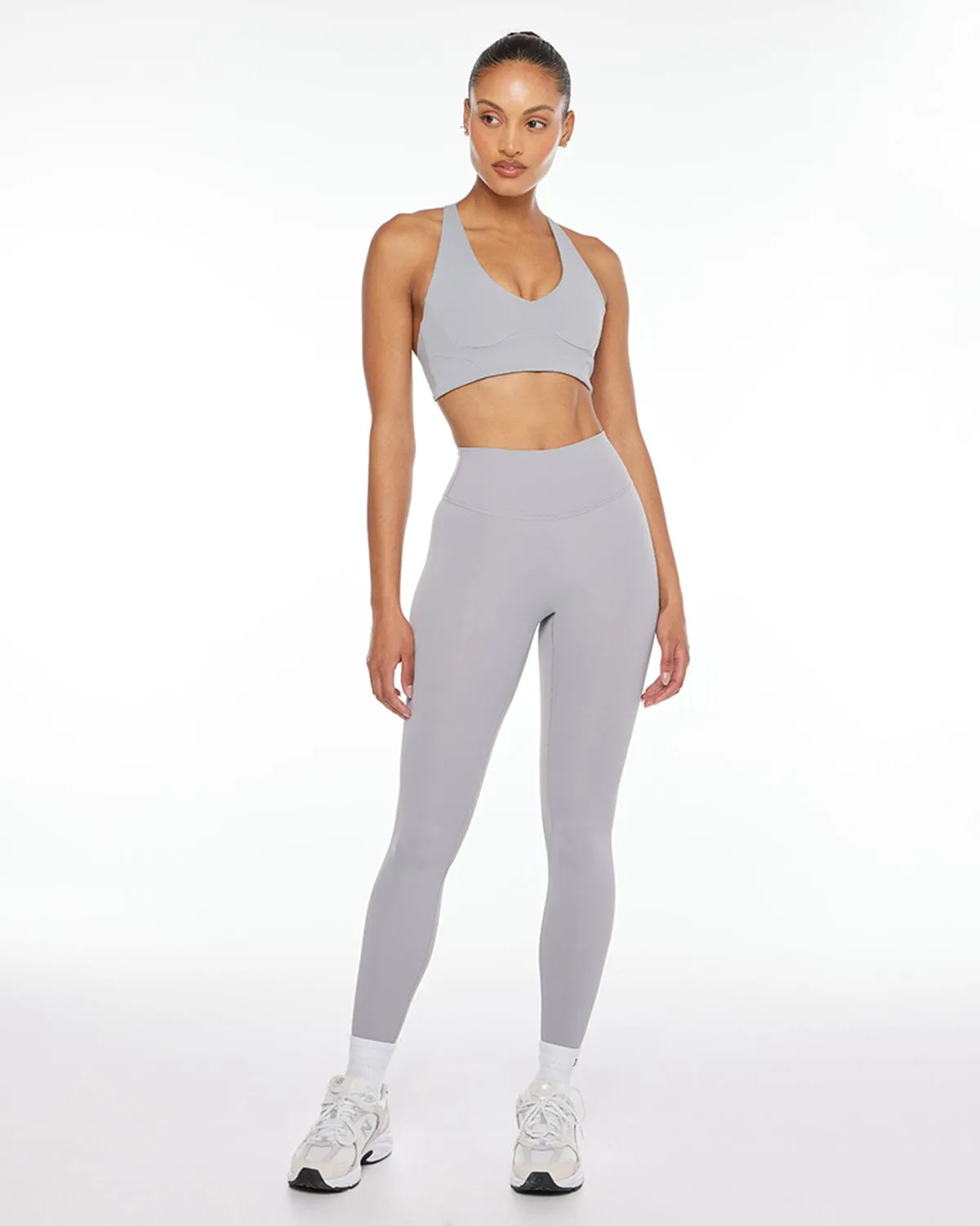 Activluxe Leggings | Cool Grey sold by Crop Shop Boutique