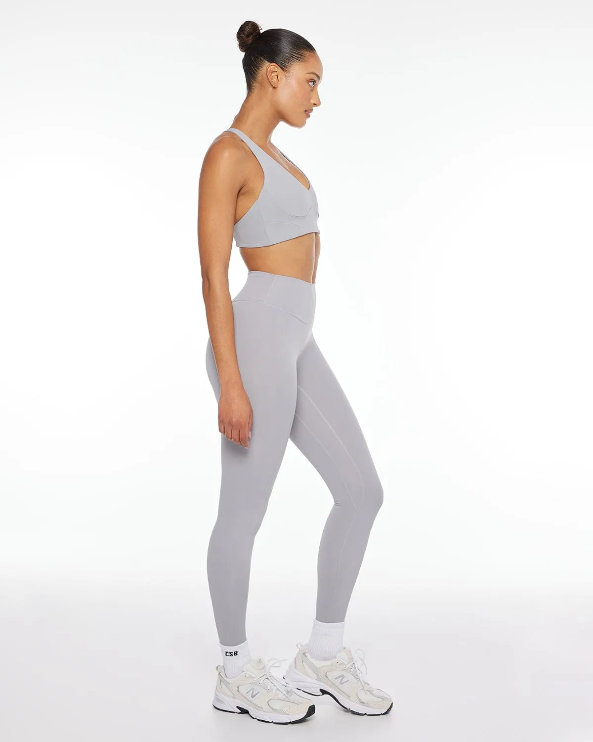 Activluxe Leggings | Cool Grey sold by Crop Shop Boutique product image thumbnail 3