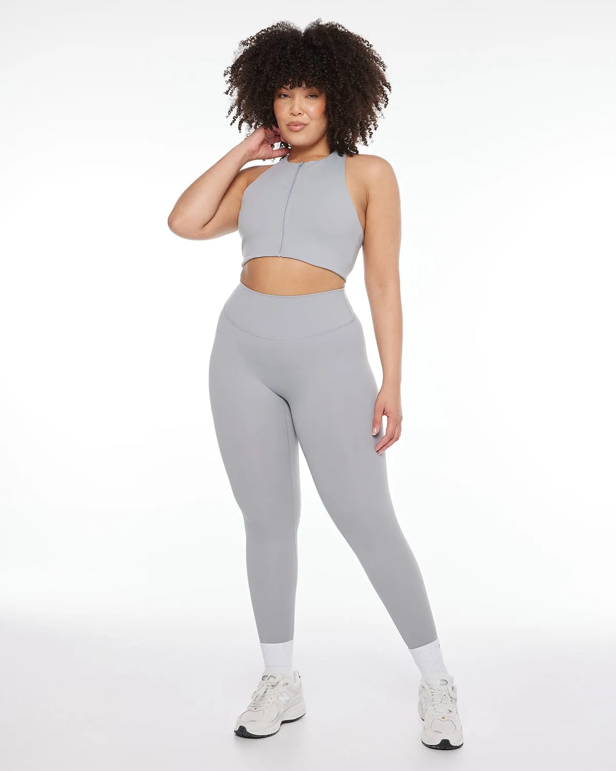 Activluxe Leggings | Cool Grey sold by Crop Shop Boutique product image thumbnail 5