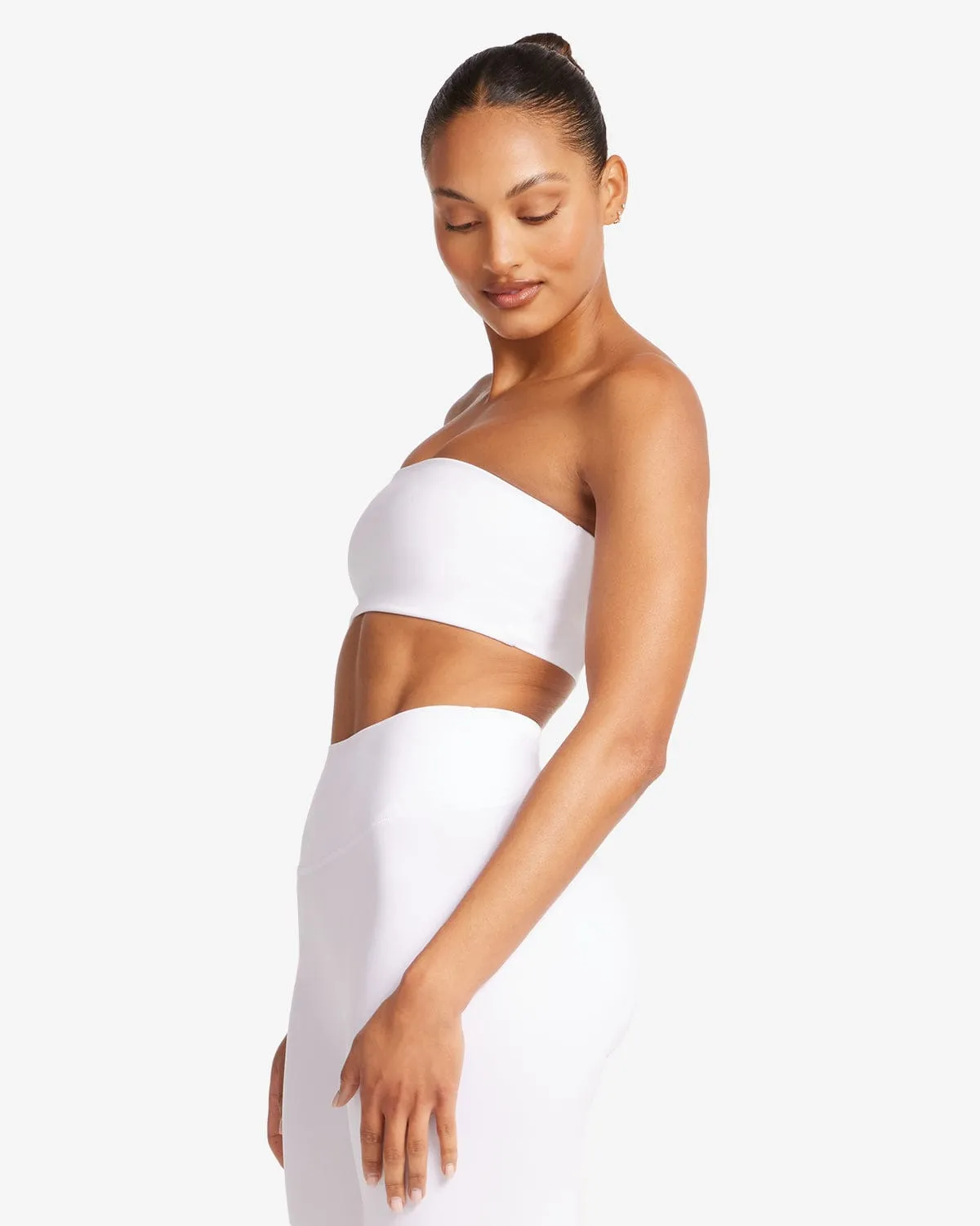 Serenity Arya Bandeau | White sold by Crop Shop Boutique product image thumbnail 2