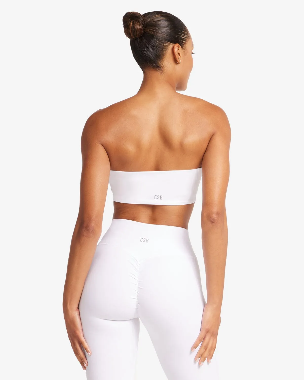 Serenity Arya Bandeau | White sold by Crop Shop Boutique product image thumbnail 3