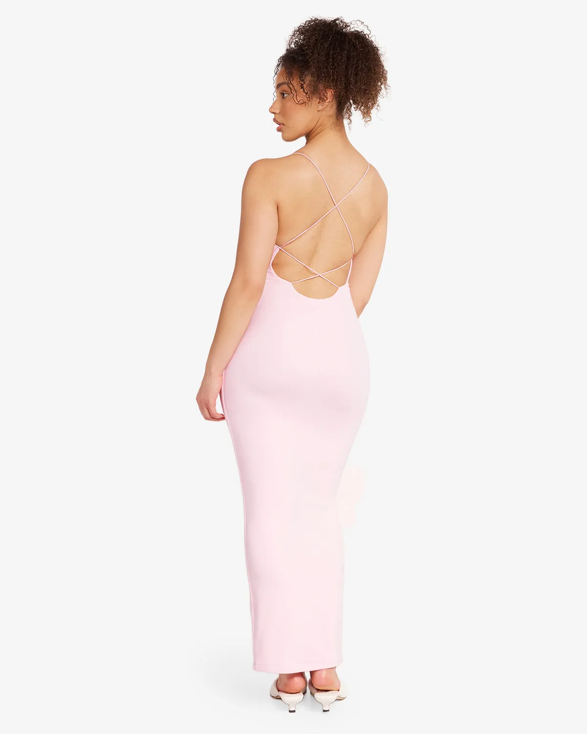 Open Back Rib Maxi Dress | Blossom sold by Crop Shop Boutique