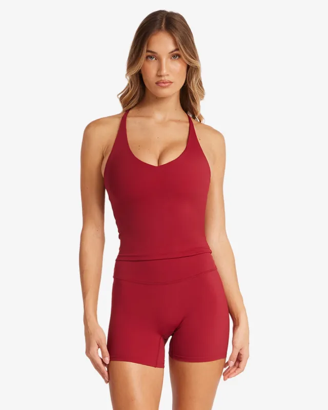 Freedom Haven Tank | Cherry sold by Crop Shop Boutique