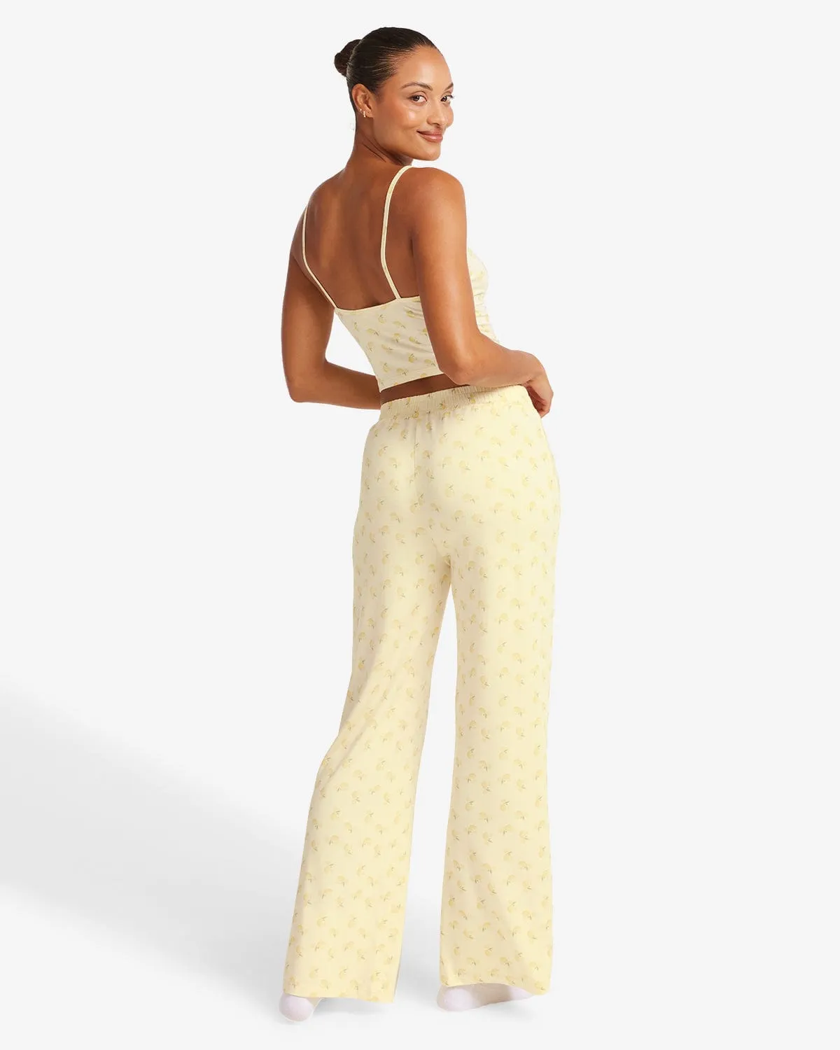 Sleep Pants | Lemon Print sold by Crop Shop Boutique product image thumbnail 4