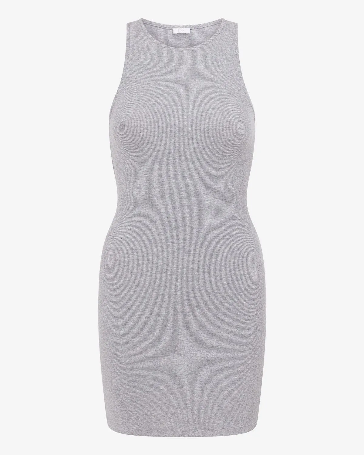 High Neck Mini Dress | Cloud Marl sold by Crop Shop Boutique product image thumbnail 4