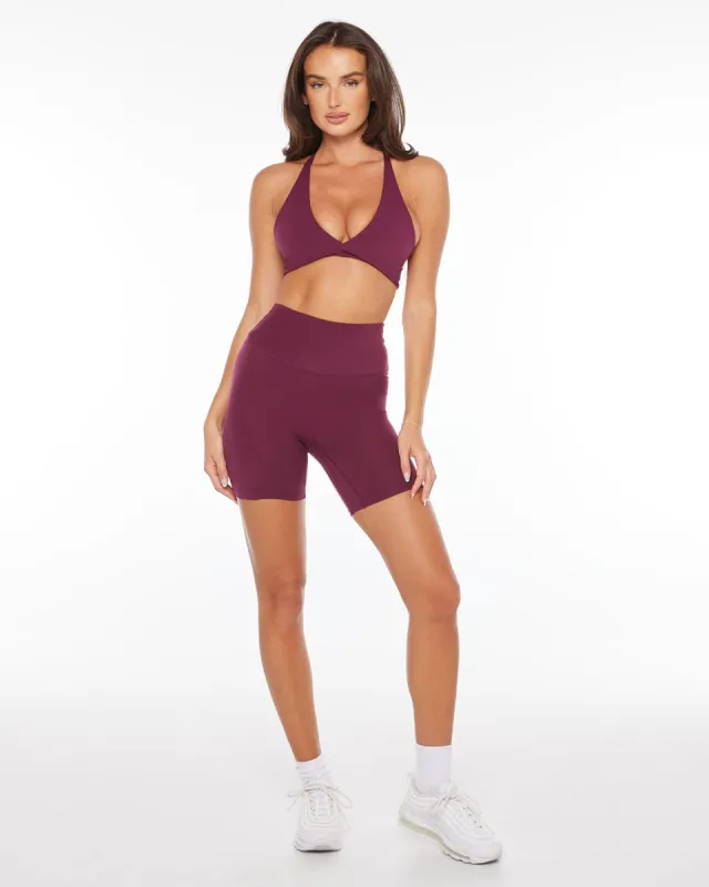 Imperfect - Serenity Shorts 6" | Sangria sold by Crop Shop Boutique