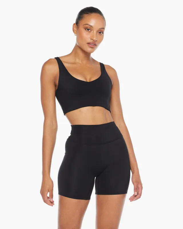 Freedom Essential Cropped Tank | Black sold by Crop Shop Boutique